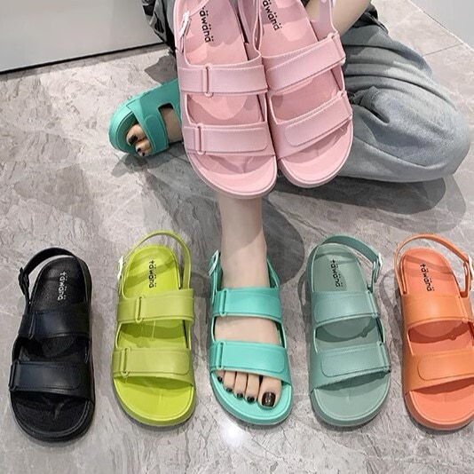 レディース サンダル 3cm フラット スポーティサンダル 美脚 かわいい 大人可愛い シンプル カジュアル おしゃれ かっこいい レトロ スポーティー マニッシュ ボーイッシュ ラフ ルーズ 存在感
