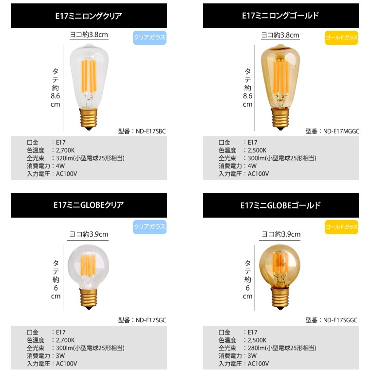 10個セット 口金E17調光器対応 LED電球 電球色 おしゃれ 小ぶり LED電球 10個セット 口金E17調光器対応 LED電球 電球色 おしゃれ 小ぶり LED電球