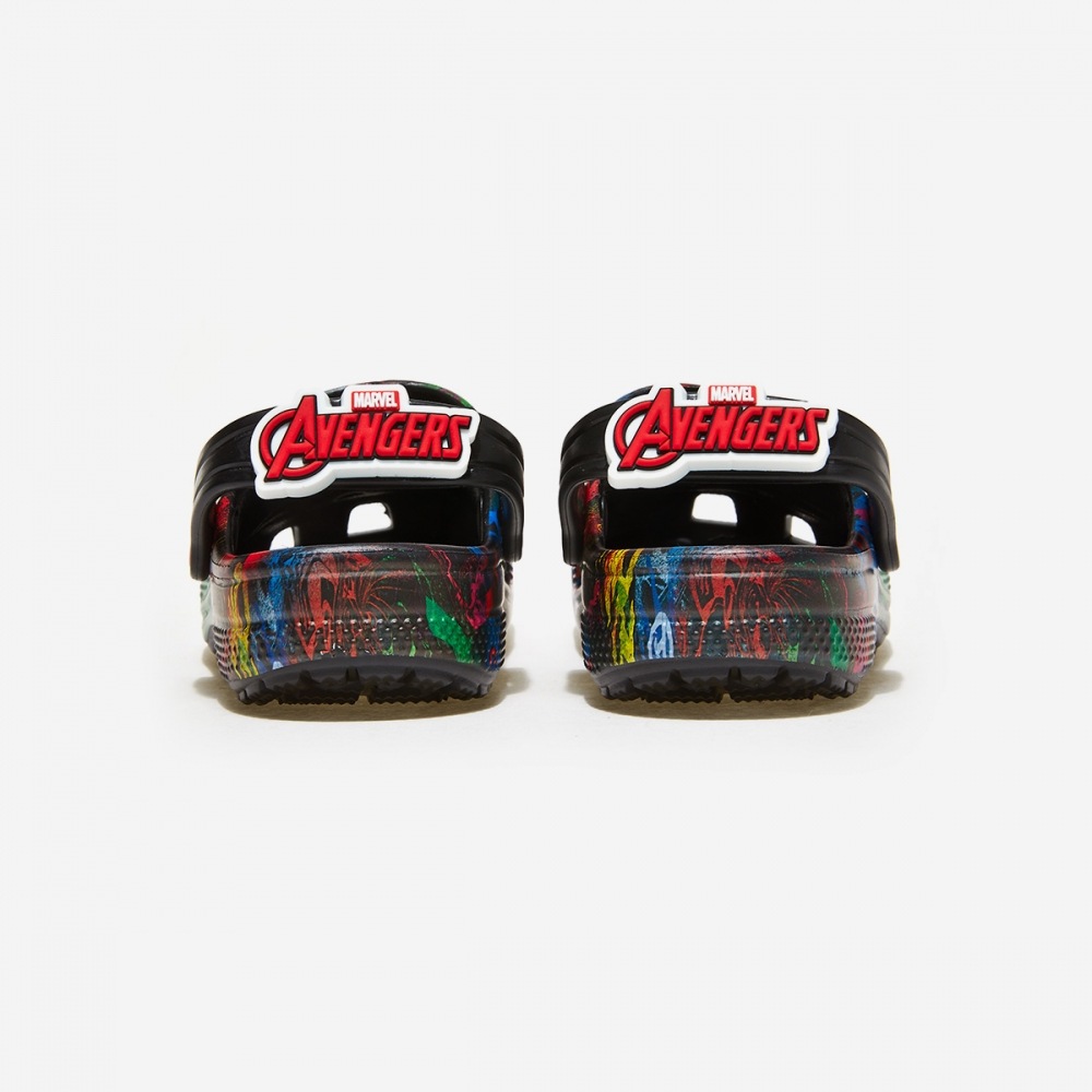 クロックスクラシックマーベルアベンジャーズクロッグキッズ CRS207721-BLACK
