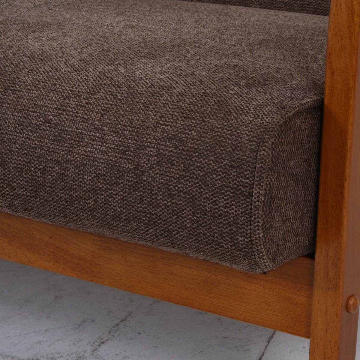 ソファ 2人掛け 幅128cm 厚手ファブリックソファ ミート ファブリック 天然木 木製 肘付き コンパクト 北欧風 ナチュラル ヴィンテージ調 シンプル ソファ 2人掛け 幅128cm 厚手ファブリックソファ ミート ファブリック 天然木 木製 肘付き コンパクト 北欧風 ナチュラル ヴィンテージ調 シンプル