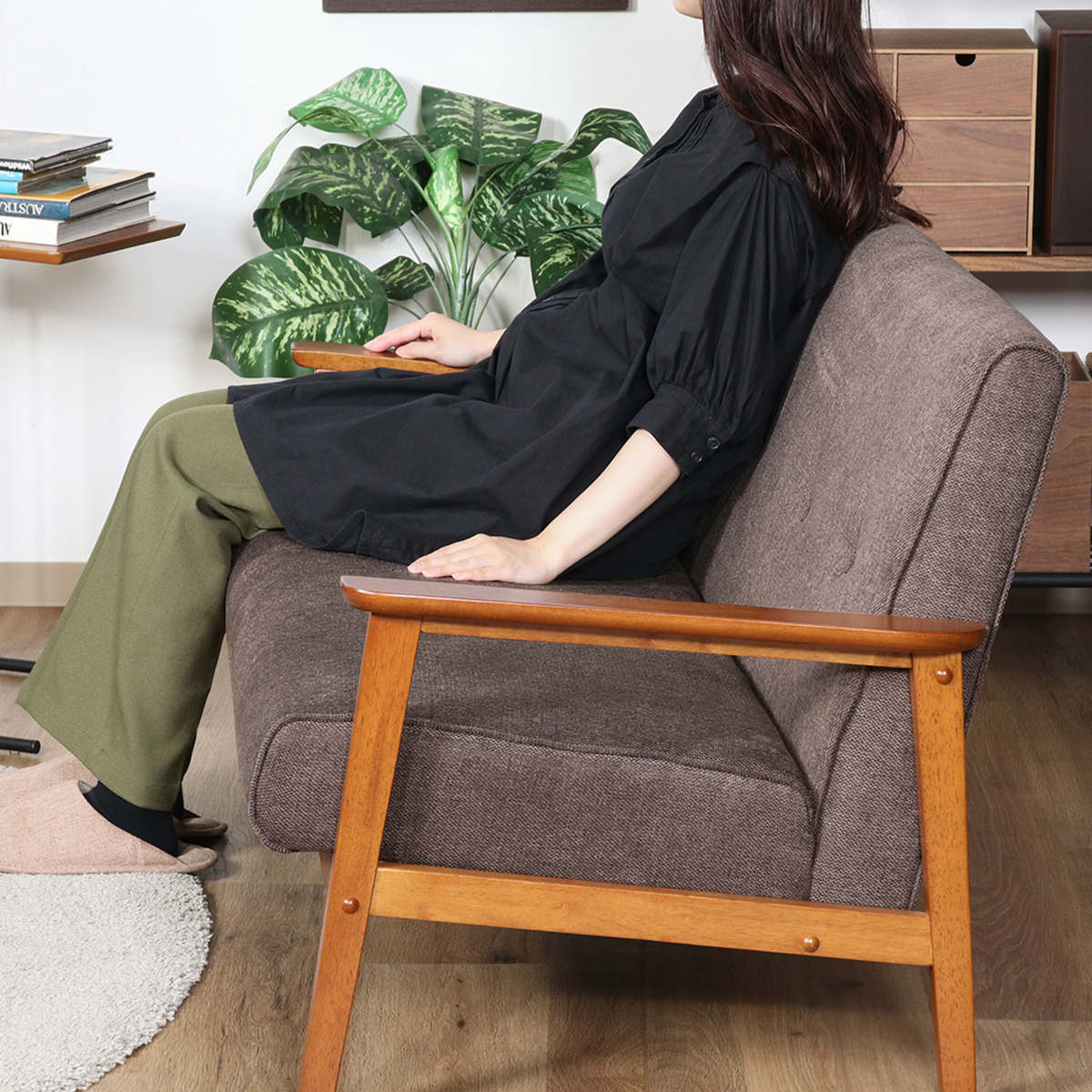 ソファ 2人掛け 幅128cm 厚手ファブリックソファ ミート ファブリック 天然木 木製 肘付き コンパクト 北欧風 ナチュラル ヴィンテージ調 シンプル ソファ 2人掛け 幅128cm 厚手ファブリックソファ ミート ファブリック 天然木 木製 肘付き コンパクト 北欧風 ナチュラル ヴィンテージ調 シンプル