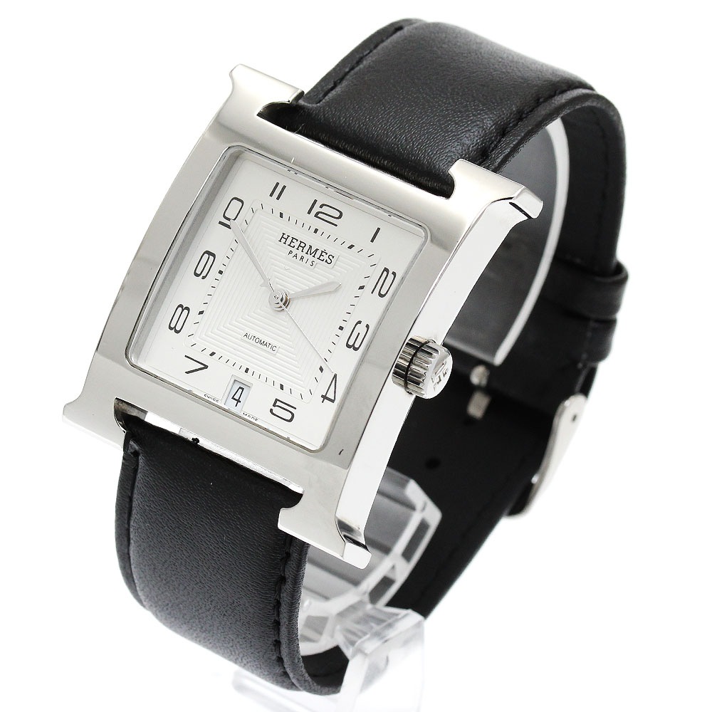 エルメス HERMES HH2.810 Hウォッチ デイト 自動巻き メンズ 良品 _906651【中古】 エルメス HERMES HH2.810 Hウォッチ デイト 自動巻き メンズ 良品 _906651【中古】