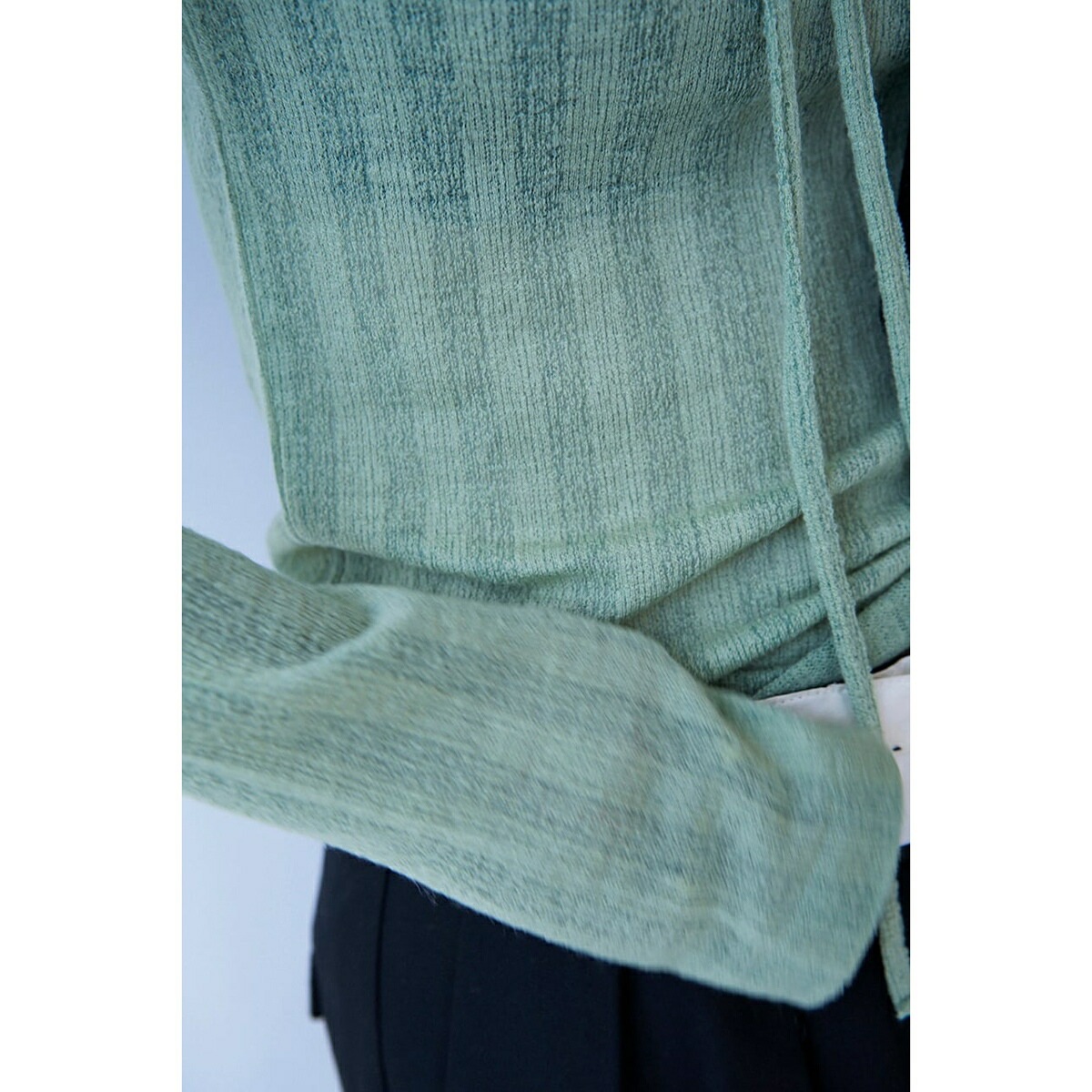 oll オール シアーニット sheer wool long sleeve with tie 450-05009 レディース 長袖 Vネック タイ セット カラ】 【mega】 oll オール シアーニット sheer wool long sleeve with tie 450-05009 レディース 長袖 Vネック タイ セット カラ】 【mega】