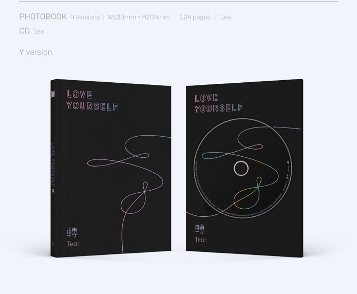 即時発送! BTS Tear YOUR 4種セット LOVE YOURSELF 防弾少年団