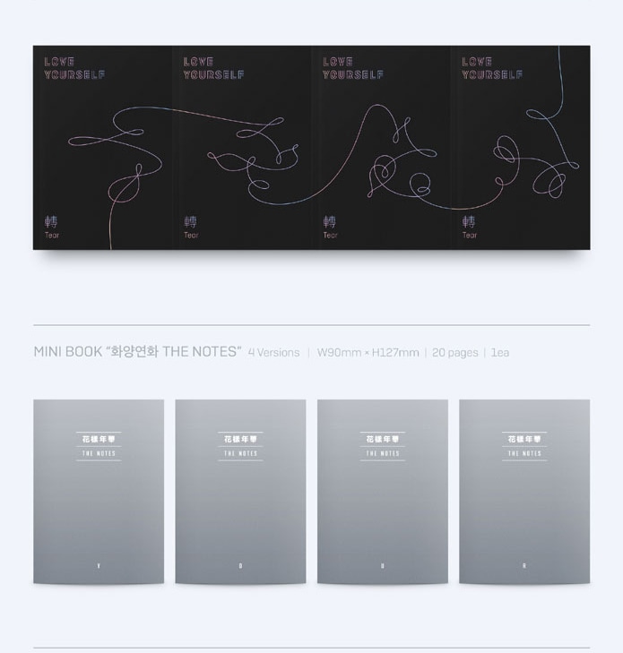 即時発送! BTS Tear YOUR 4種セット LOVE YOURSELF 防弾少年団