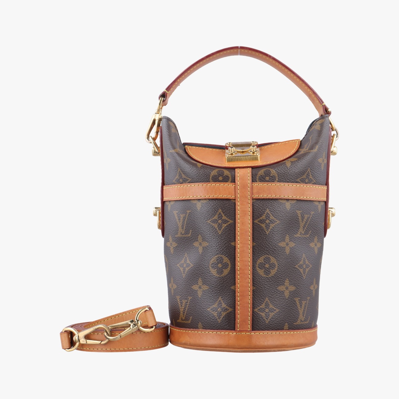 ダッフル モノグラム/ブラウン系 モノグラムキャンバス M43587 DU4158中古 ダッフル モノグラム/ブラウン系 モノグラムキャンバス M43587 DU4158中古