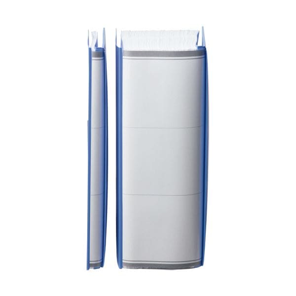 TANOSEE 背幅伸縮フラットファイル（PP表紙） A4タテ 1000枚収容 背幅15115mm ブルー 1セット（30冊）