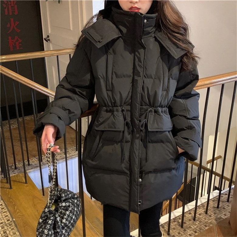 レディースファッション AWアウター 秋 冬 ジャケット ダウンコート 中綿 オーバーコート ミディアムロング ワーク通勤 外套 フード 防寒 女子 レディースファッション AWアウター 秋 冬 ジャケット ダウンコート 中綿 オーバーコート ミディアムロング ワーク通勤 外套 フード 防寒 女子