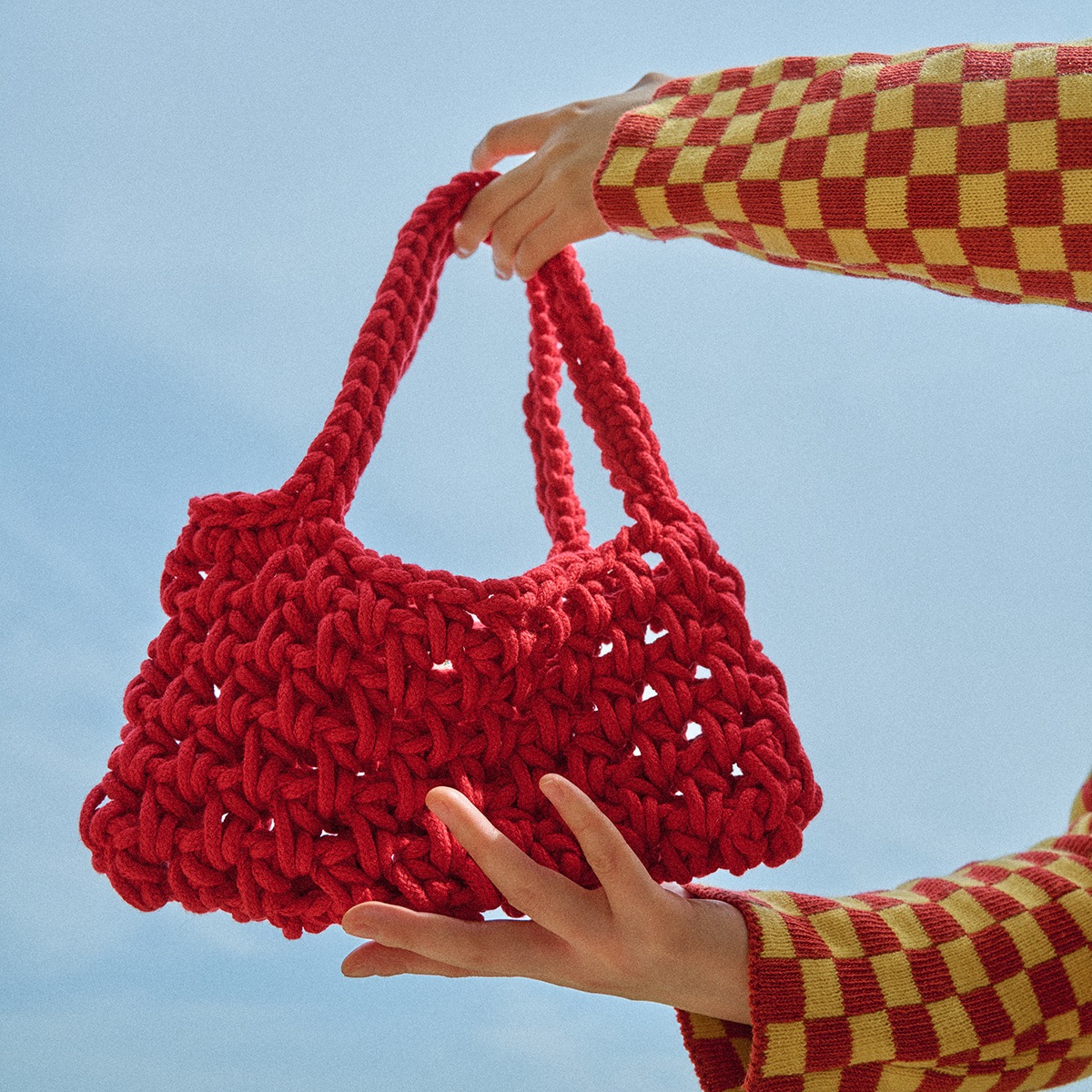 MISU A BARBE】NET BAG SQUARE : 11 COLORS MISU A BARBE】NET BAG SQUARE : 11 COLORS