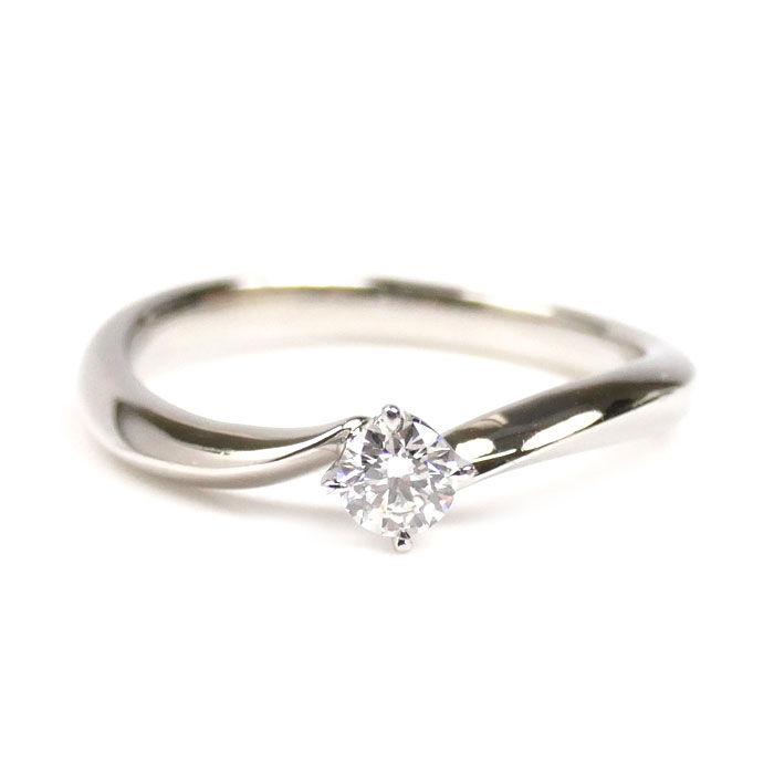 4℃ ヨンドシー Pt950プラチナ PeacefulTime リング・指輪 211722745010 ダイヤモンド0.167ct 10号 3.8g レディース 中古 4℃ ヨンドシー Pt950プラチナ PeacefulTime リング・指輪 211722745010 ダイヤモンド0.167ct 10号 3.8g レディース 中古