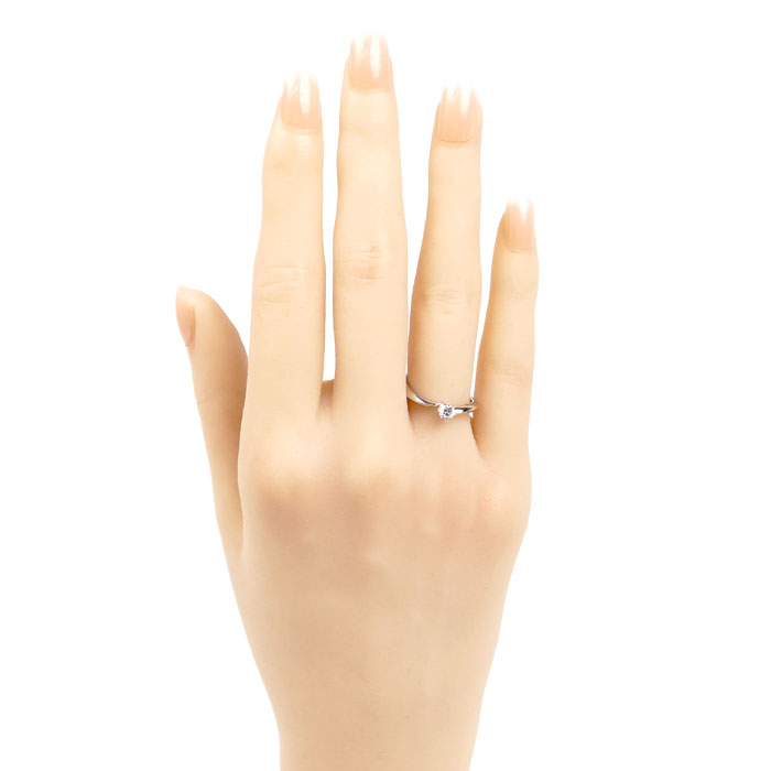 4℃ ヨンドシー Pt950プラチナ PeacefulTime リング・指輪 211722745010 ダイヤモンド0.167ct 10号 3.8g レディース 中古 4℃ ヨンドシー Pt950プラチナ PeacefulTime リング・指輪 211722745010 ダイヤモンド0.167ct 10号 3.8g レディース 中古