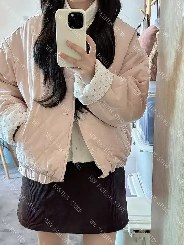 秋冬韓系綿入れ-58