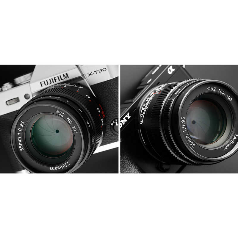 七工匠　カメラレンズ (ソニーE用/APS-C用) 　7Artisans 35mm F0.95 35095EB