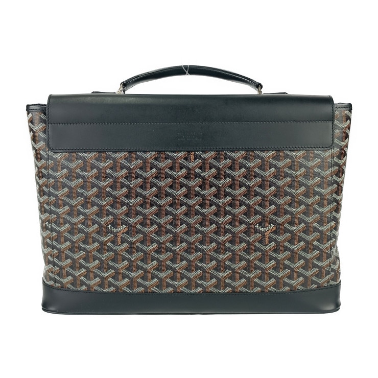 ゴヤール 希少ホワイトMM アンバサードビジネス ブリーフバッグ