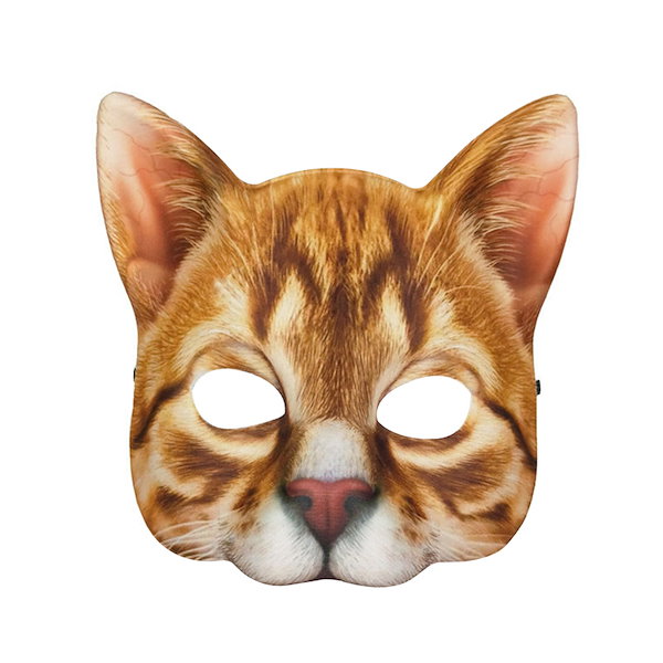 Qoo10] ハロウィン仮面 ぶち猫 マスク コスプレ