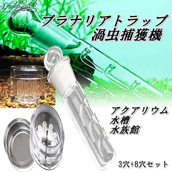 渦虫類駆除に プラナリア捕獲器DX 新発売の - 水草