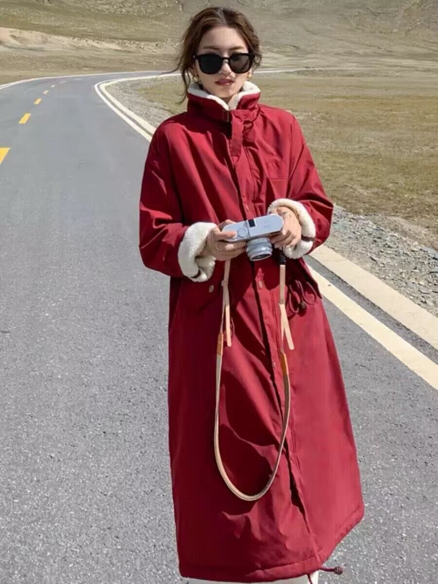 秋 冬 アウター レディースファッション コート 厚手 ロングコート ファーコート 人工 秋 冬 アウター レディースファッション コート 厚手 ロングコート ファーコート 人工