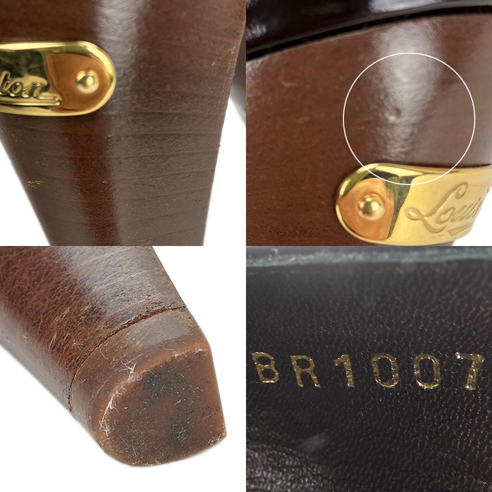 Louis Vuitton中古 ルイヴィトン オープントゥ サンダル ヒール