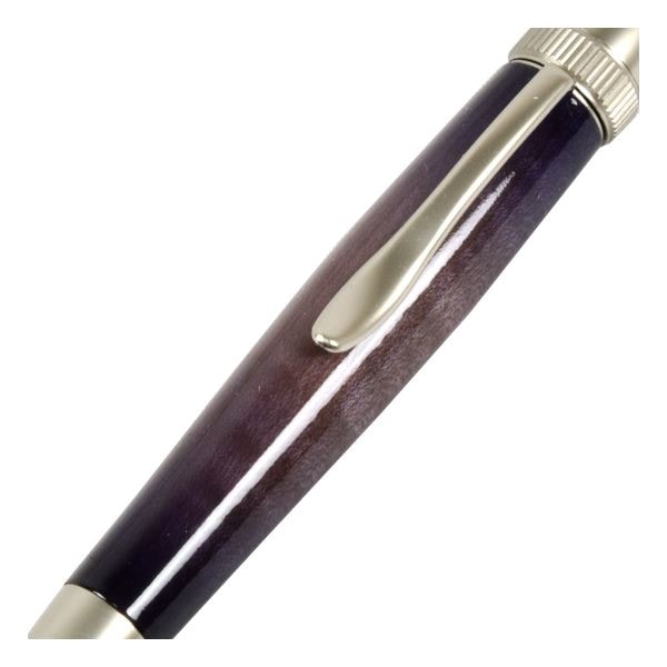 キャンディカラー ボールペン/文房具  パーカータイプ 芯：0.7mm 日本製 文具 『Air Brush Wo キャンディカラー ボールペン&frasl;文房具 Purple カーリーメイプル