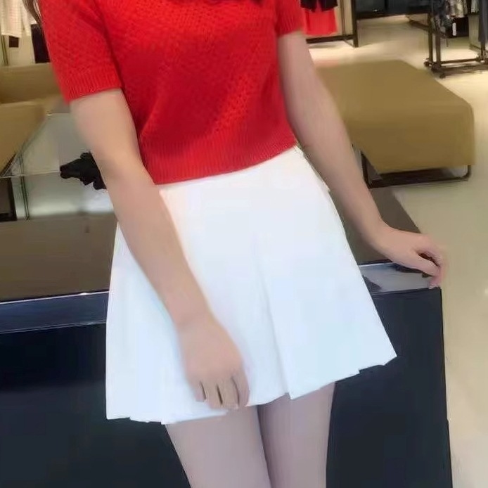 ボトムス スカート プリーツスカート ハイウエスト ポケット ミニ丈 可愛い かわいい 大人可愛い きれいめ シンプル 上品 おしゃれ カジュアル レトロ こなれ感 個性的 主役級 存在感 抜け感