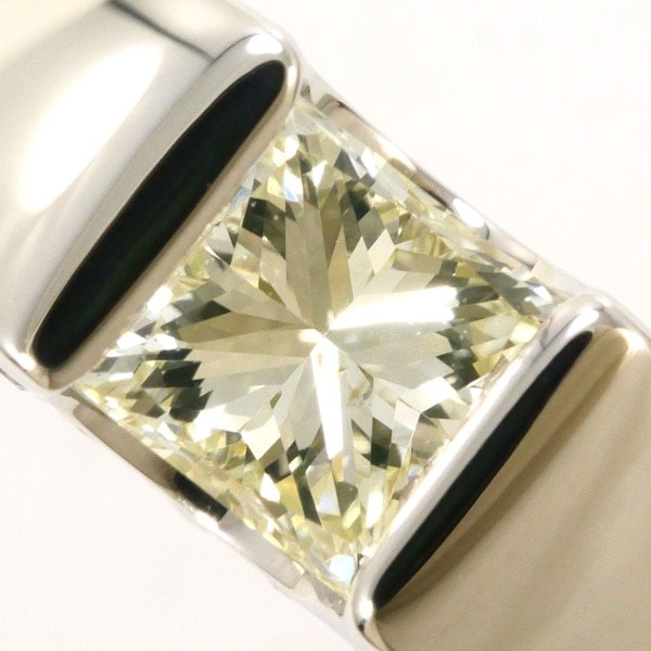 PT900 プラチナ リング 10号 ダイヤ 0.424 SI1 0.04 鑑定書 中古 PT900 プラチナ リング 10号 ダイヤ 0.424 SI1 0.04 鑑定書 中古