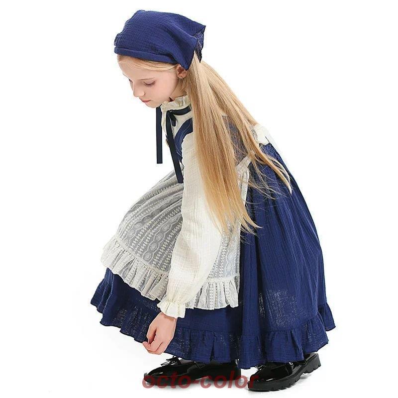 ハロウィン コスプレ ハロウィン衣装 ワンピース ドレス マッチ売りの少女 童話 コスプレ Halloween 子供用 キッズ ワンピース コスム 仮装 メイド服 4点 mdprevattcaulkingandwaterproofing.com