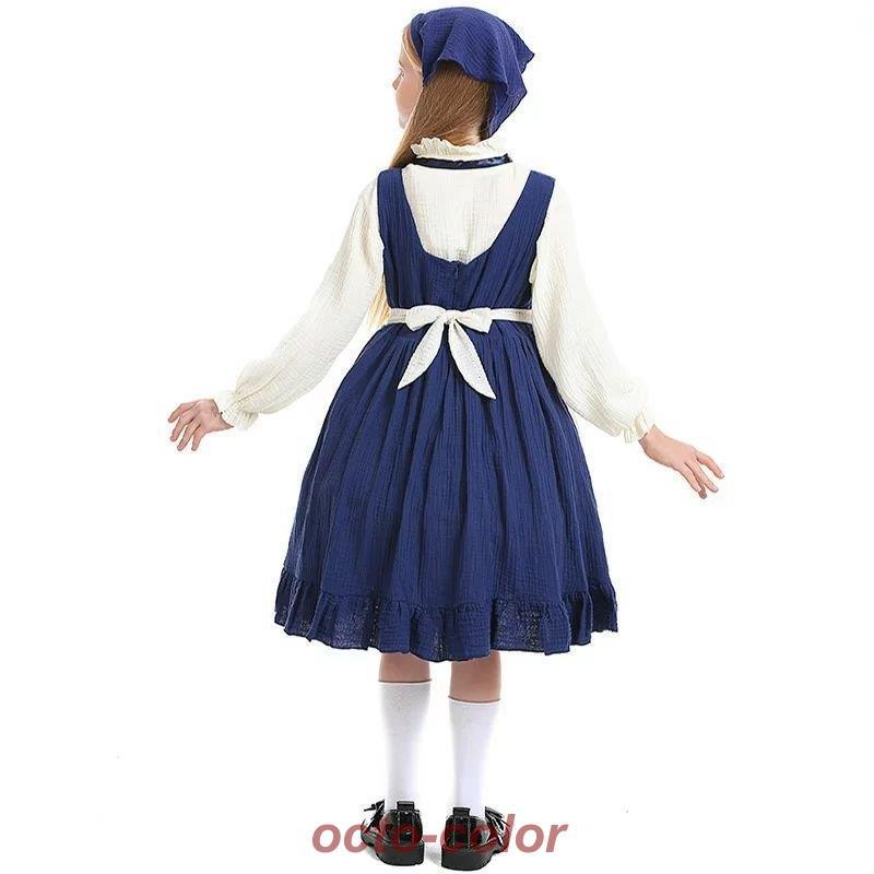 ハロウィン コスプレ ハロウィン衣装 ワンピース ドレス マッチ売りの少女 童話 コスプレ Halloween 子供用 キッズ ワンピース コスム 仮装 メイド服 4点 mdprevattcaulkingandwaterproofing.com
