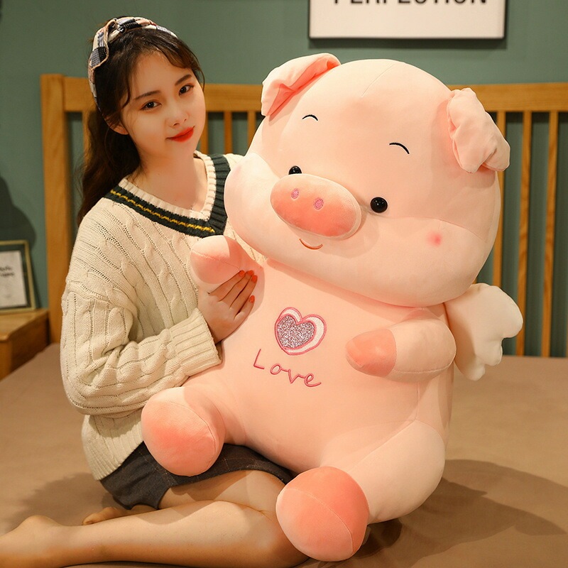【80cm】 ぬいぐるみ 全2デザイン 天使 豚 pig ぶた ピンク 抱き枕 クッション インテリア 子供 おもちゃ 動物 エンゼル angel ツバサ 翼 つばさ ギフト ブタ 可愛い 彼女に ふ pattayablatt.com