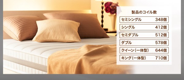 マットレス シングル ボンネルコイル硬さ:かため 超快眠マットレス抗菌防臭防ダニ