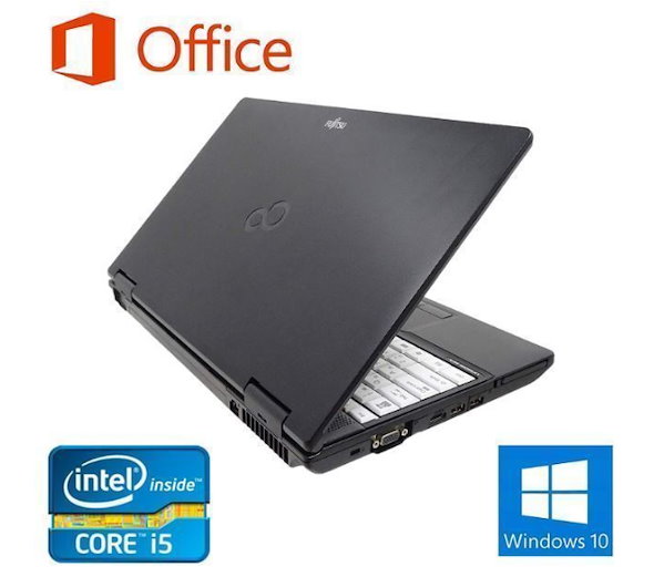 サポート付き】A561 富士通 Windows10 Office2019 次世代Core i5 SSD