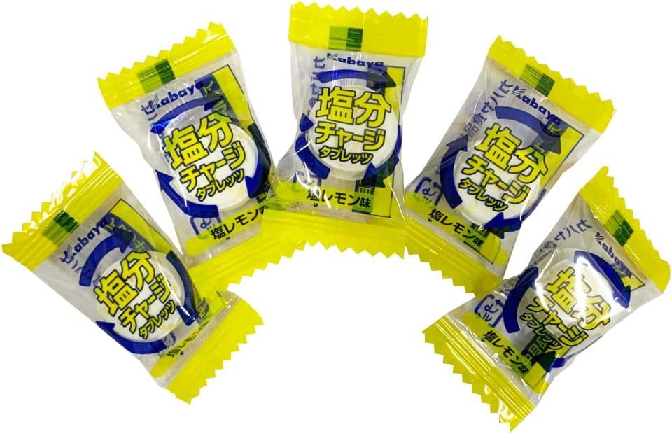 カバヤ 塩分チャージタブレッツ 2種 1kg（約333粒）大容量 ビッグシェアパック（スポーツドリンク味・塩レモン味）小袋 個包装 業務用 大袋 塩分補給 塩タブレット 塩分タブレット 塩飴