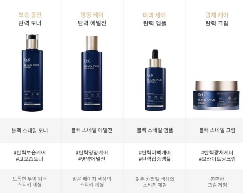 ブラックスネイルプ レステージトナー (150ml) +エマルジョン(150ml) +アンプル(50ml)+クリーム(15ml) 4種セット