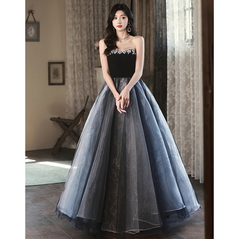 パーティードレス ロングドレス 結婚式 ピアノ 披露宴 マキシ丈 演奏会フォーマルドレス ドレス 二次会 発表会 忘年会 演出舞台 ピアノお呼ばれ