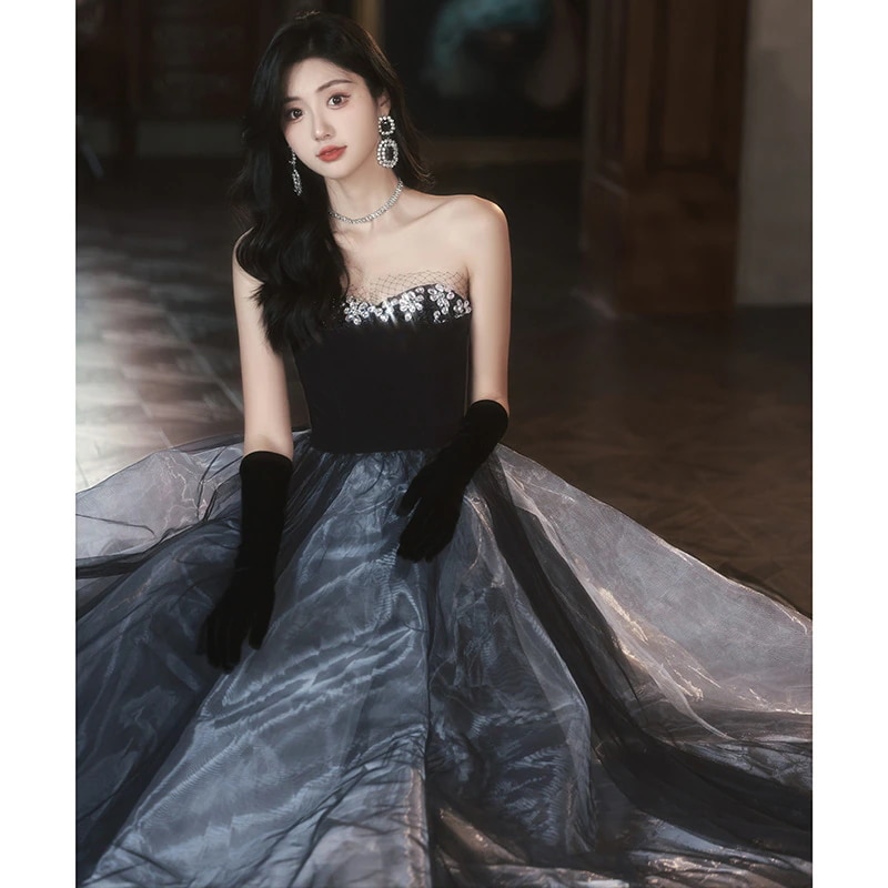 パーティードレス ロングドレス 結婚式 ピアノ 披露宴 マキシ丈 演奏会フォーマルドレス ドレス 二次会 発表会 忘年会 演出舞台 ピアノお呼ばれ