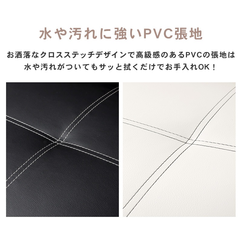 リクライニングマルチソファベッド 1人掛け 連結可能 ブラックホワイト おしゃれフラットソファ LSF-4440