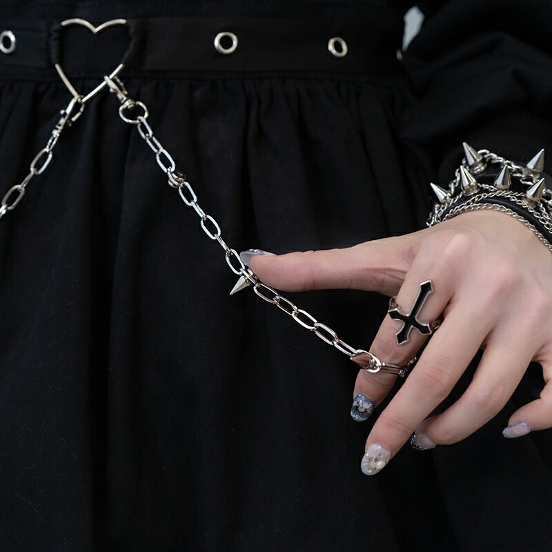 DEVIL PUNK エプロン 原宿系 原宿 ファッション ロック 天使界隈 天使 悪魔 派手 かわいい 個性的 ブラック jr-591-133 DEVIL PUNK エプロン 原宿系 原宿 ファッション ロック 天使界隈 天使 悪魔 派手 かわいい 個性的 ブラック jr-591-133