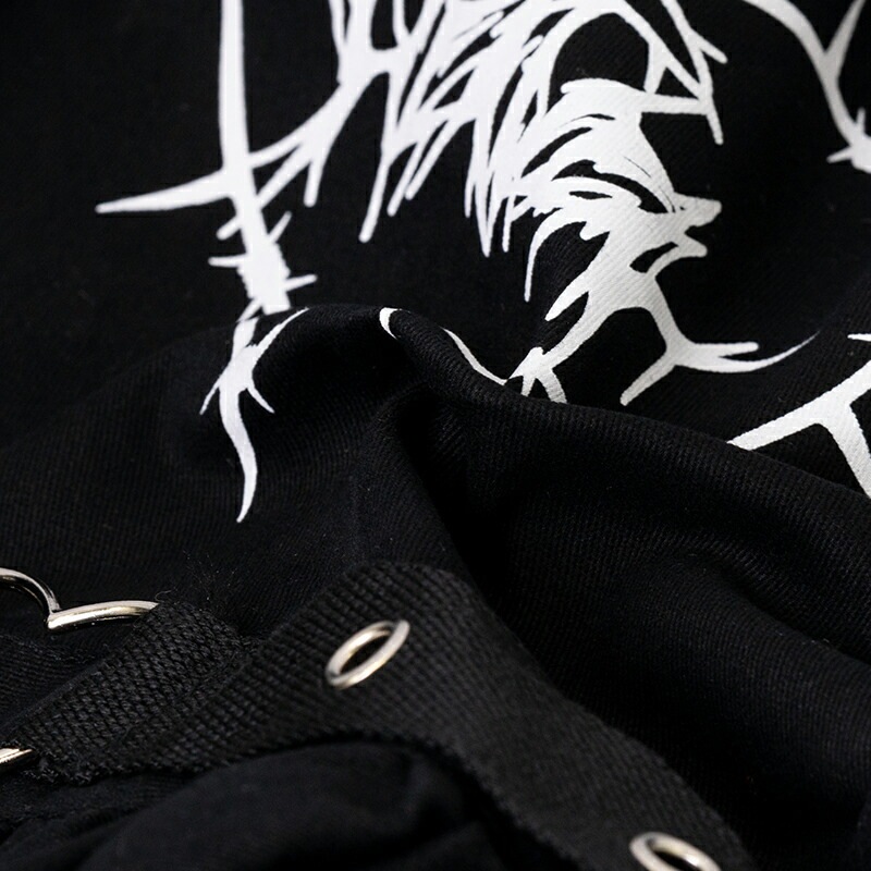 DEVIL PUNK エプロン 原宿系 原宿 ファッション ロック 天使界隈 天使 悪魔 派手 かわいい 個性的 ブラック jr-591-133 DEVIL PUNK エプロン 原宿系 原宿 ファッション ロック 天使界隈 天使 悪魔 派手 かわいい 個性的 ブラック jr-591-133