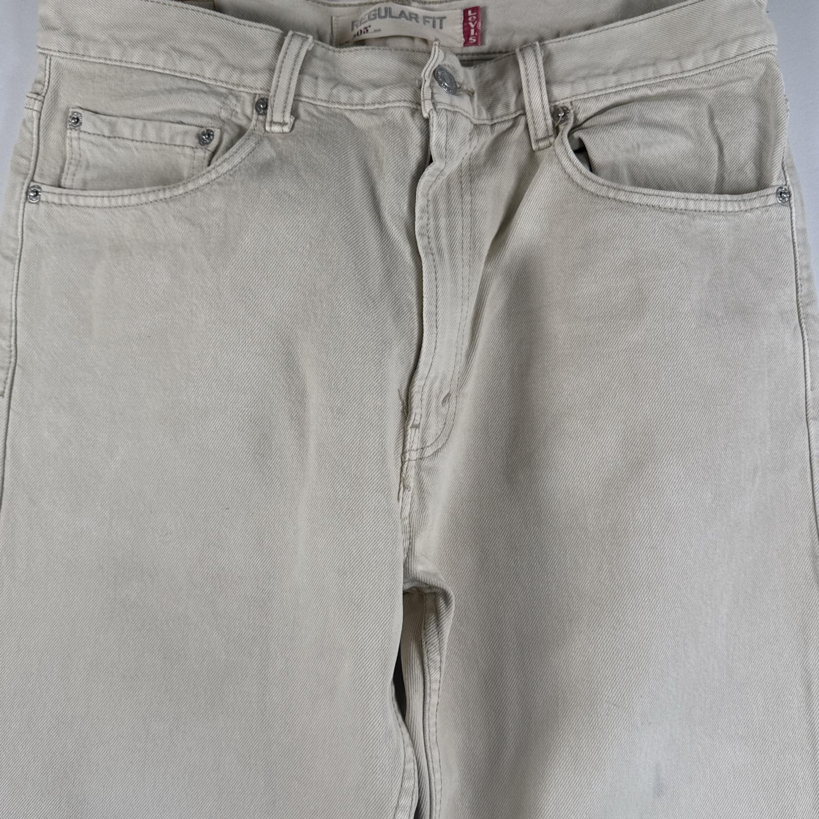 古着 デニムパンツ 505 ジップジーパン ストレート カラーパンツ 5ポケット w34 L32 ベージュ メンズ 古着 デニムパンツ 505 ジップジーパン ストレート カラーパンツ 5ポケット w34 L32 ベージュ メンズ