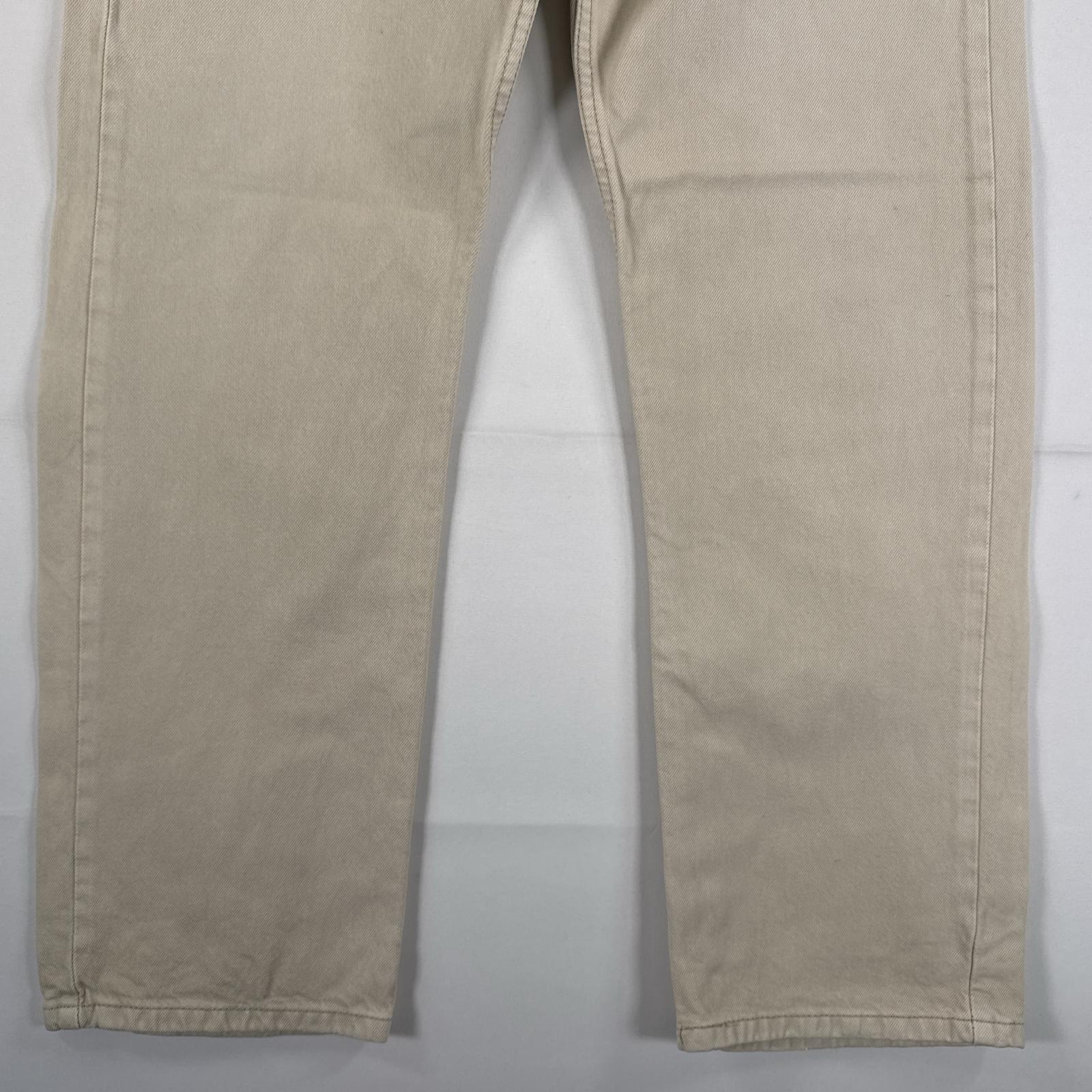 古着 デニムパンツ 505 ジップジーパン ストレート カラーパンツ 5ポケット w34 L32 ベージュ メンズ 古着 デニムパンツ 505 ジップジーパン ストレート カラーパンツ 5ポケット w34 L32 ベージュ メンズ