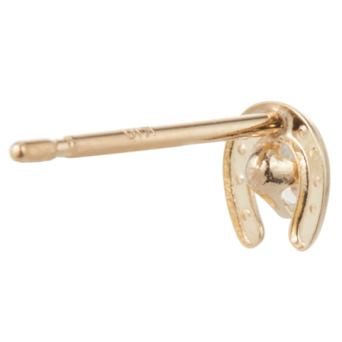 ピアス レディース 日本製 K10YG ムーンストーン 馬蹄 ホースシュー 一粒 6月 誕生石 ピアス レディース 日本製 K10YG ムーンストーン 馬蹄 ホースシュー 一粒 6月 誕生石