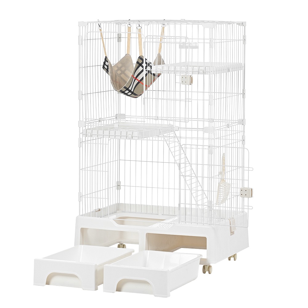【国内即発送】猫 ケージ キャットケージ 2段 猫トイレ付 キャスター付 ハンモック付 猫ゲージ おしゃれ キャットハウス ネコ ハウス 多段 留守番 保護 脱走防止 多頭飼い 多頭 スチール ペット 【国内即発送】猫 ケージ キャットケージ 2段 猫トイレ付 キャスター付 ハンモック付 猫ゲージ おしゃれ キャットハウス ネコ ハウス 多段 留守番 保護 脱走防止 多頭飼い 多頭 スチール ペット