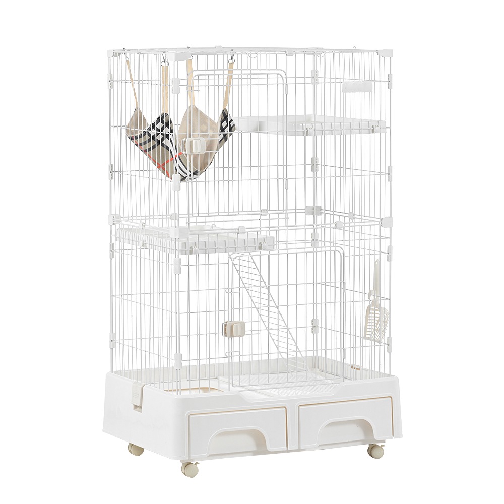 【国内即発送】猫 ケージ キャットケージ 2段 猫トイレ付 キャスター付 ハンモック付 猫ゲージ おしゃれ キャットハウス ネコ ハウス 多段 留守番 保護 脱走防止 多頭飼い 多頭 スチール ペット 【国内即発送】猫 ケージ キャットケージ 2段 猫トイレ付 キャスター付 ハンモック付 猫ゲージ おしゃれ キャットハウス ネコ ハウス 多段 留守番 保護 脱走防止 多頭飼い 多頭 スチール ペット
