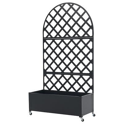 【国内即日発送】フェンス プランター付き 目隠し プランター付き 電着塗装 キャスター付き 90*40*170cm 園芸用品 プランター ガーデンラティス プランターボックス 花壇フェンス ガーデニン 【国内即日発送】フェンス プランター付き 目隠し プランター付き 電着塗装 キャスター付き 90*40*170cm 園芸用品 プランター ガーデンラティス プランターボックス 花壇フェンス ガーデニン