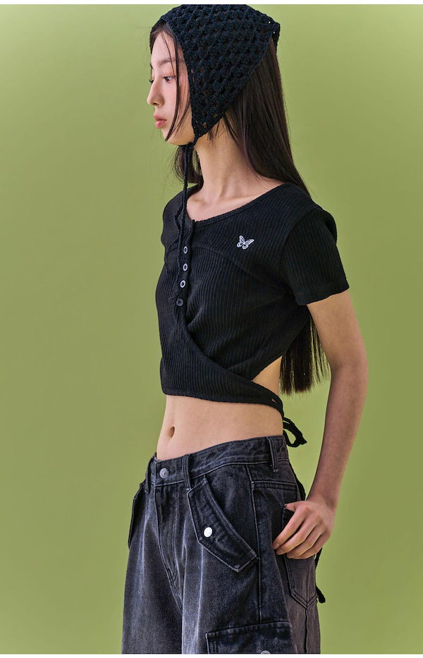 デニム・ジーパン NASTY FANCY CLUB [NF] BERMUDA DENIM CARGO PANTS 4BTR574 Qoo10] NASTY FANCY CLUB [FANCYCLUB] [NF] BER