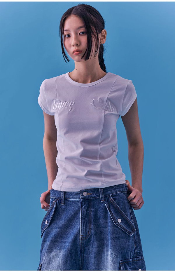 デニム・ジーパン NASTY FANCY CLUB [NF] BERMUDA DENIM CARGO PANTS 4BTR574 Qoo10] NASTY FANCY CLUB [FANCYCLUB] [NF] BER