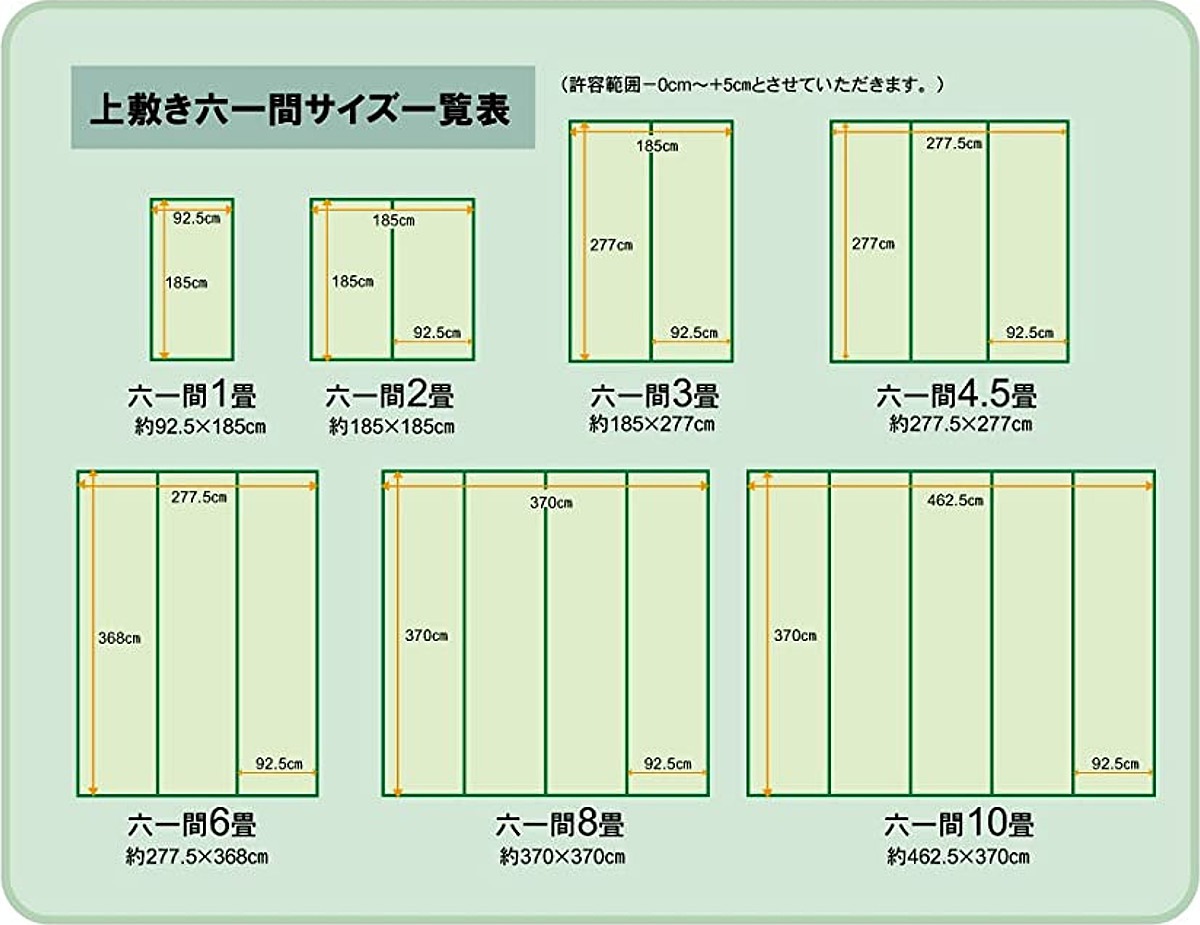 い草 カーペット 国産 上敷き 双目織 ほほえみ 六一間4.5畳 約277x277cm マット い草マット い草カーペット い草上敷き 絨毯 畳カバー 広島間 安芸間 4.5畳 正方形 畳める_2