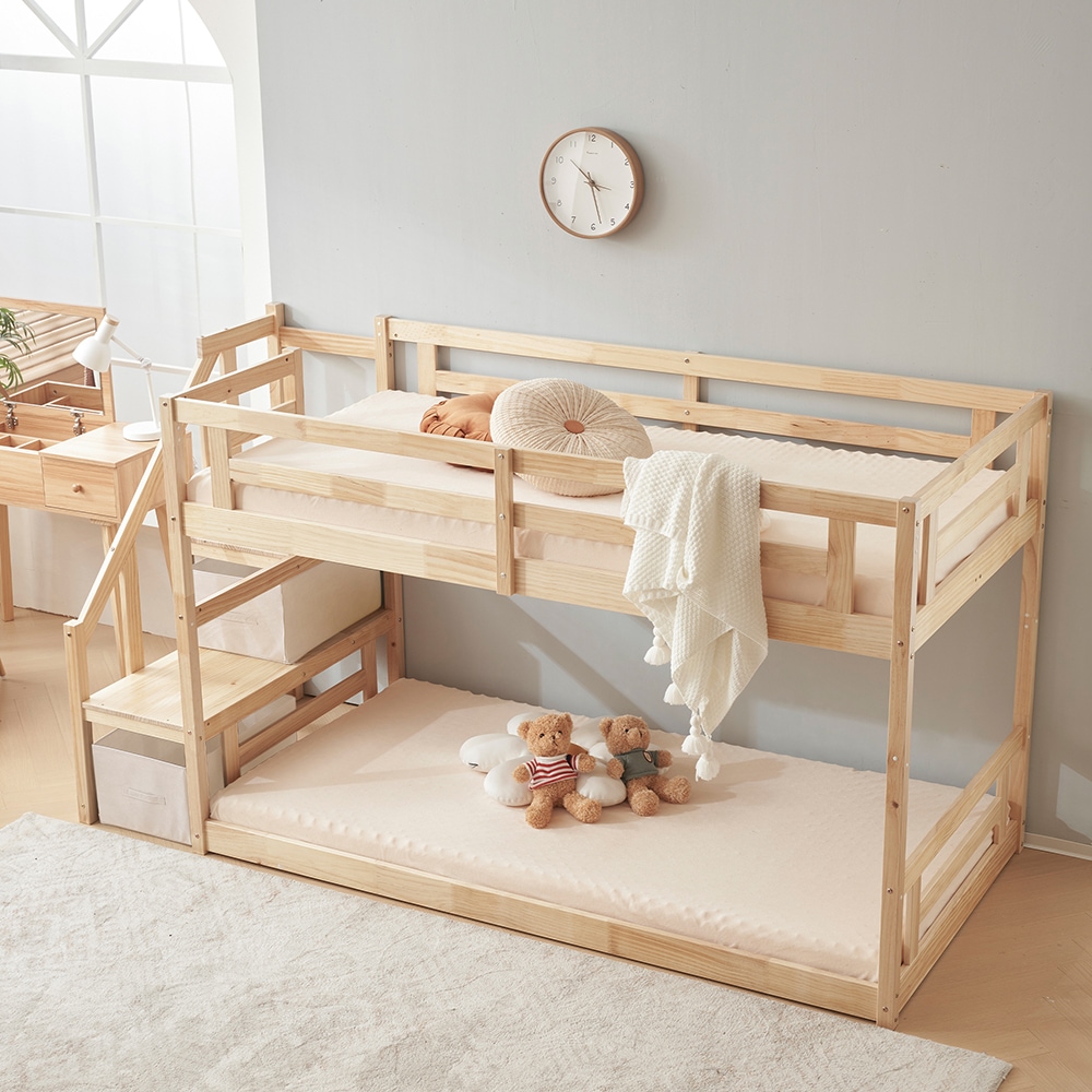 ロフトベッド 階段付き 木製 シングル システムベッド ロフト ベッド ハイタイプ ロフト 木製ベッド 天然木 収納 北欧風 大人 ベッド コンパクト
