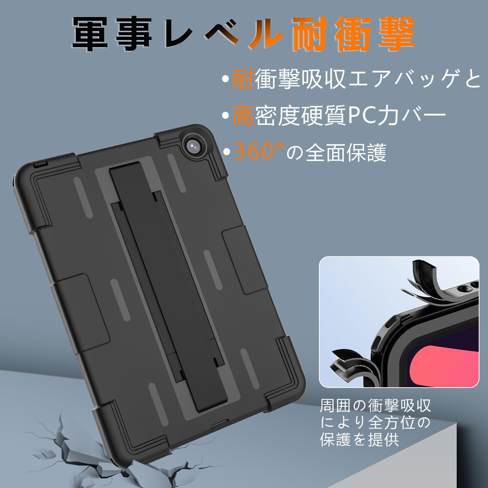 Glhty 2024 iPad 第10世代 防水ケース 2022 iPad 10世代 防水ケース アイパッド 10.9インチ 防水カバー IP68最高防水規格 耐衝撃 全面保護 超強防水 防雪 防塵