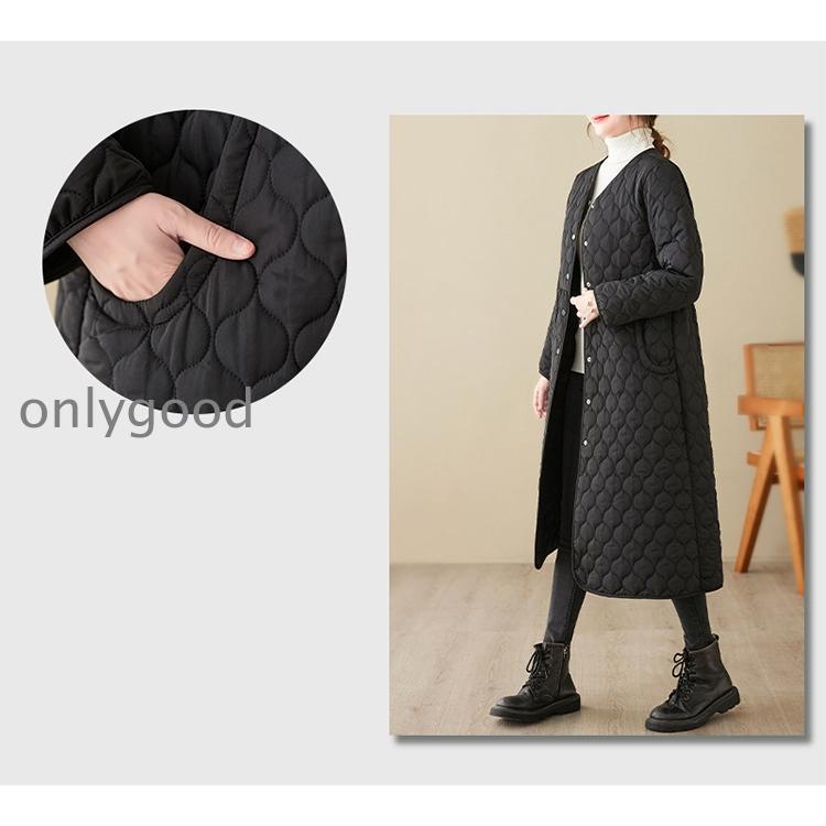 キルティングコート 中綿 レディース ロングコート ノーカラー ジャケット 中綿コーロング丈 コート キルティング 秋 冬 アウター ライトアウター トップス 長袖 キルティングコート 中綿 レディース ロングコート ノーカラー ジャケット 中綿コーロング丈 コート キルティング 秋 冬 アウター ライトアウター トップス 長袖