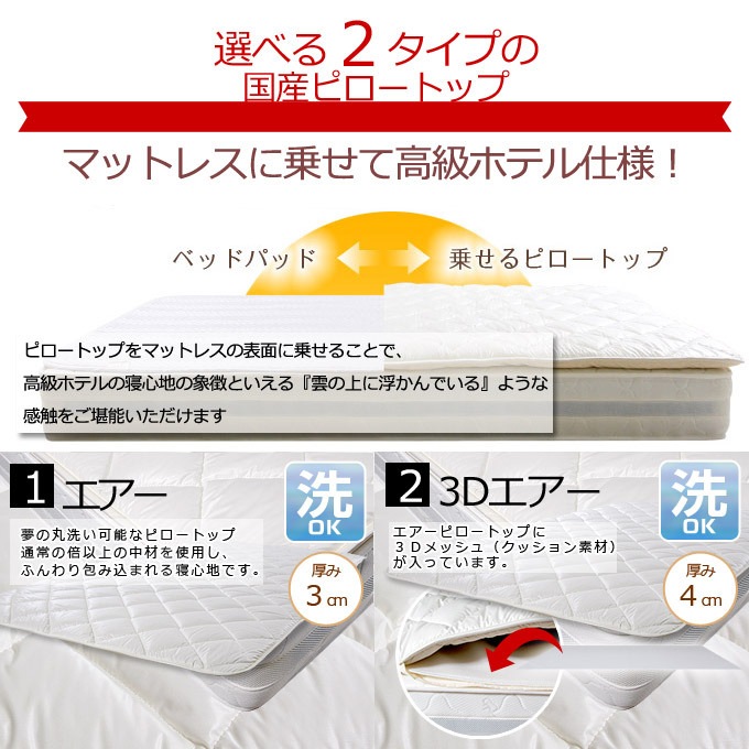 マットレストッパー セミダブル 敷布団 ベッドマット 敷きパッド 洗える 快眠グッズ エアーピロートップ 高級ホテルの寝心地 マットレストッパー セミダブル 敷布団 ベッドマット 敷きパッド 洗える 快眠グッズ エアーピロートップ 高級ホテルの寝心地